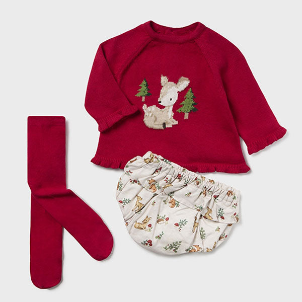 Mayoral Baby Girl Fawn 3-Pieces Set