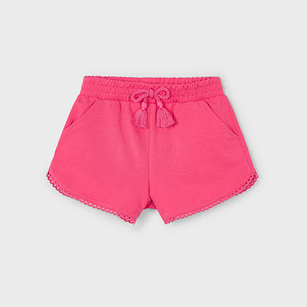 Mayoral Girls Magenta Jersey Shorts