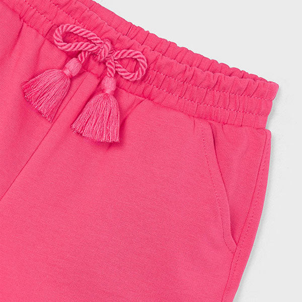 Mayoral Girls Magenta Jersey Shorts