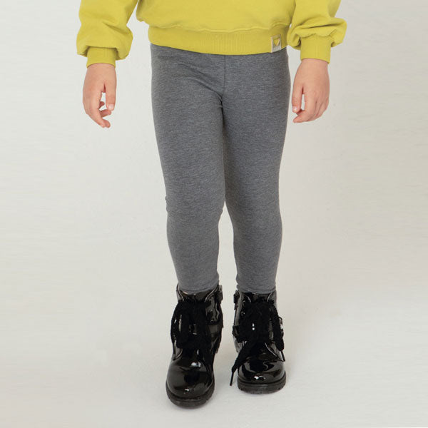 Mayoral Heathered Gray Girls Leggings