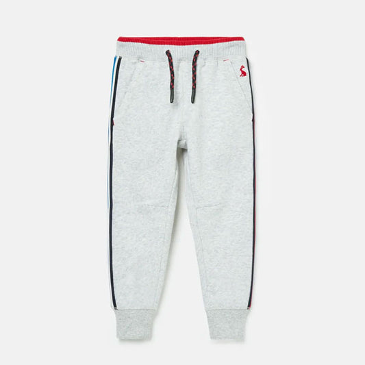 Joules Gray Side Stripe Fleece Joggers Pants