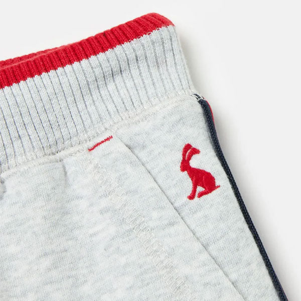 Joules Gray Side Stripe Fleece Joggers Pants