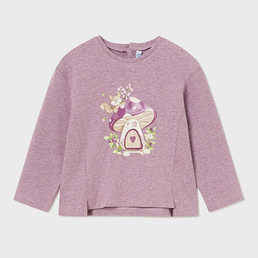 Mayoral Baby Girl Mushroom Squirrel Top