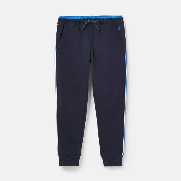 Joules Navy Side Stripe Fleece Joggers Pants
