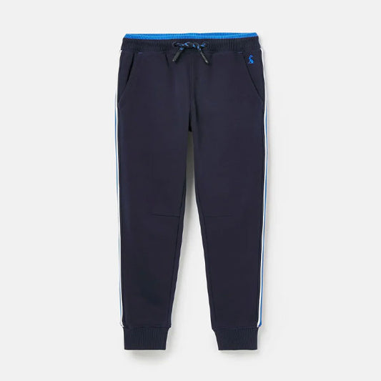 Joules Navy Side Stripe Fleece Joggers Pants