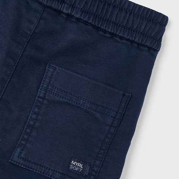 Mayoral Boy Navy Pull-on Pants