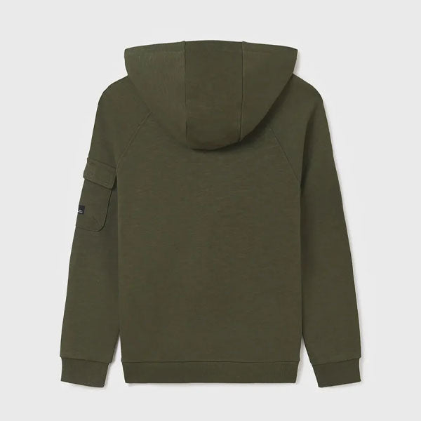 Nukutavake Mayoral Boys Olive Fleece Hoodie