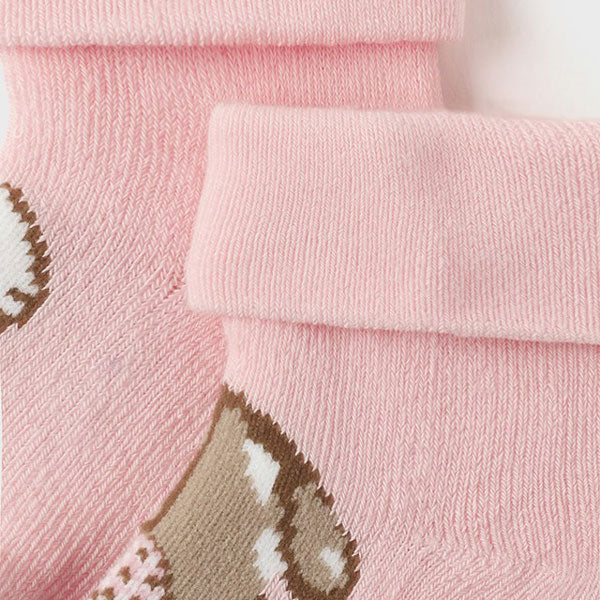 Mayoral Baby Non-Slip Rabbit Pink Socks