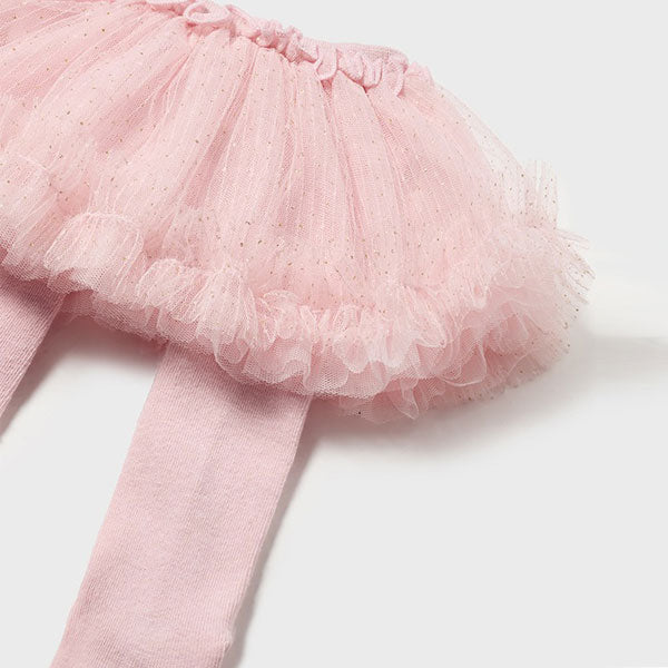 Mayoral Newborn Girl Pink 3 Piece Tulle Set