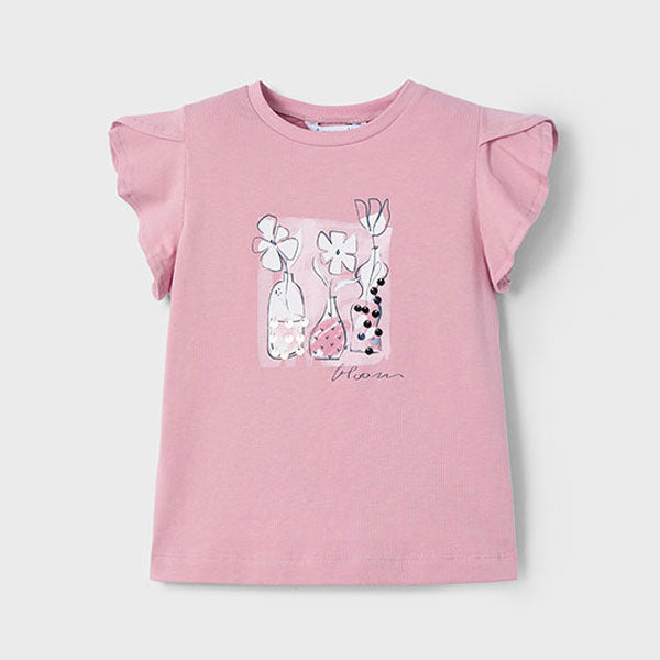 Mayoral Girls Vases Pink Top