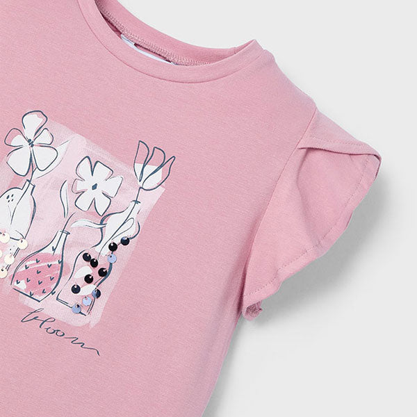 Mayoral Girls Vases Pink Top