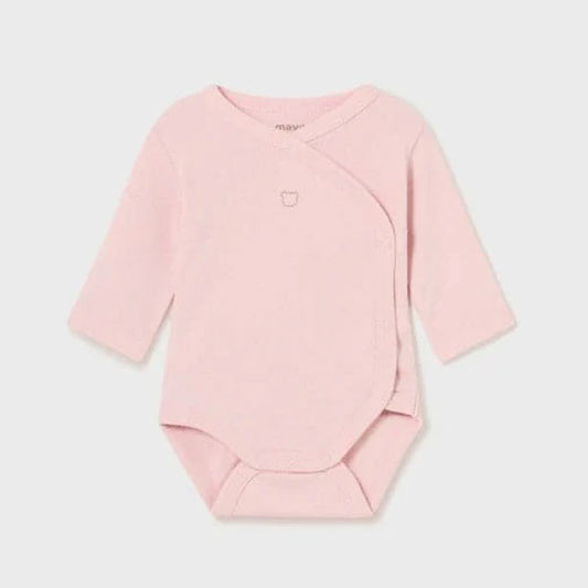 Mayoral Baby Girls Pink Long Sleeve Onesie