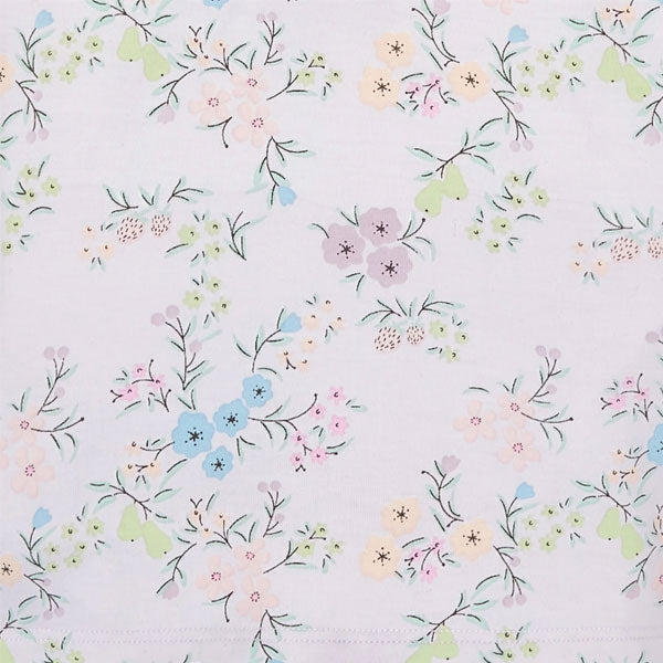 Magnetic Me Emily Purple Floral Modal Ruffle Footie