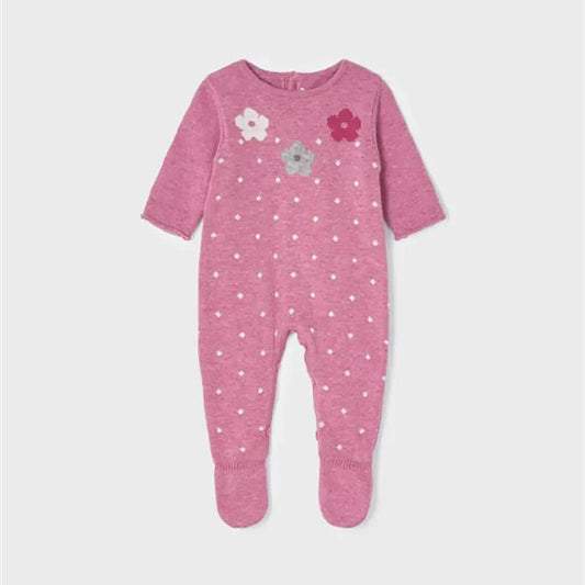 Mayoral Rose Knit Footie