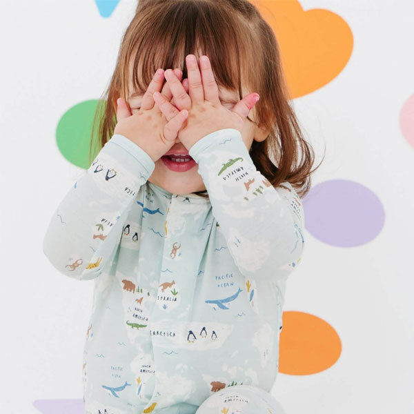 Magnetic Me Sea the World Modal Coverall