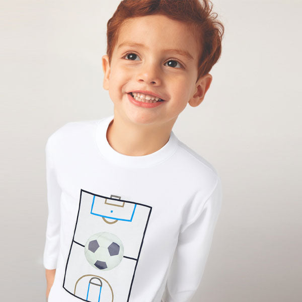 Mayoral Boy Soccer Print T-Shirt Top