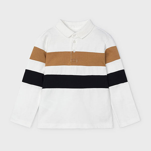 Mayoral Boy Striped Polo Shirt Top