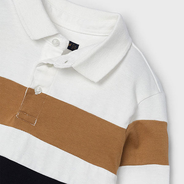 Mayoral Boy Striped Polo Shirt Top