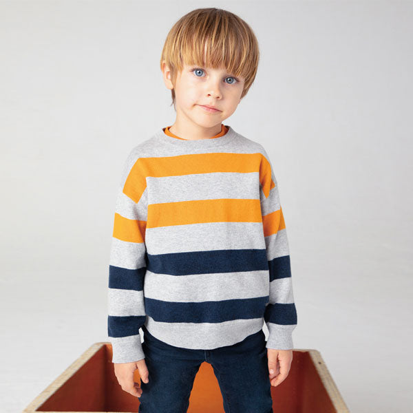 Mayoral Boy Striped Sweater Top