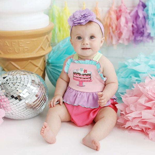 Lemon Loves Lime Tea Party Romper