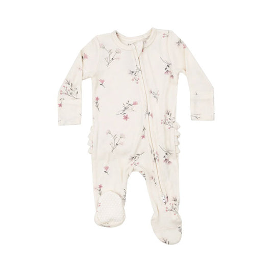 Angel Dear Wispy Ribbed 2-Way Zipper Footie Sleeper
