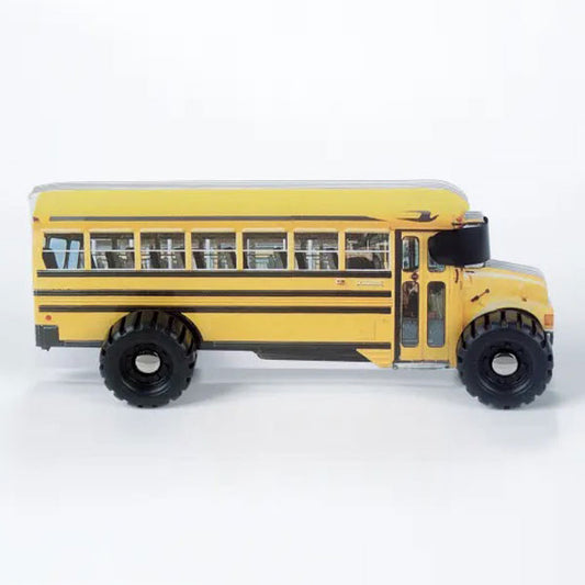 DK Publishing Yellow School Bus Book on the Wheels
