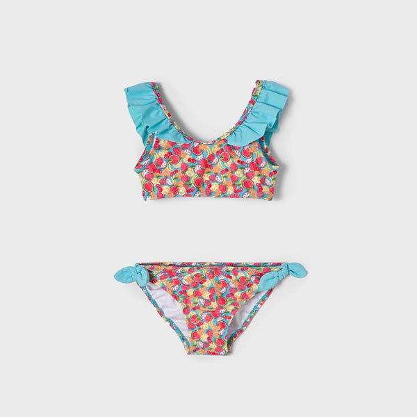 Mayoral Turquoise Citrus & Berry Girls Swimsuit